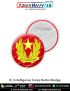 Personalised Intelligence Corps Button Badge : ArmyNavyAir.com