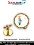 Personalised India Bharat Cufflinks : ArmyNavyAir.com