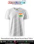 Personalised India Bharat Round Neck T-Shirt : ArmyNavyAir.com