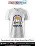 Personalised India Bharat Round Neck T-Shirt : ArmyNavyAir.com