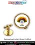 Personalised India Bharat Cufflinks : ArmyNavyAir.com