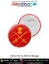 Personalised Indian Army Button Badge : ArmyNavyAir.com