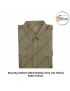 Security Uniform Shirt (Suiting Terry cot Fabric) (Half-Short Sleeve ) OR (Full Sleeve) With Breast Pockets &amp; Scalloped Flaps &amp; Shoulder Straps-Khaki-Shirt Full Sleeves