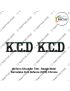 KCD | Karnataka Civil Defence Chrome Uniform Shoulder Title Badge Metal