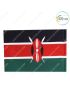 International-National Flag Of Your Country (All - Africa Country Flags ) Indoor- Outdoor : Chughs Navyug -Kenya