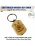 CRP | CRPF Key Chain Wooden With Logo | Central Reserve Police Force Key Ring