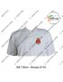 T-Shirt Indian Navy INS  Khukri  Class | Indian Navy Surface Ship (Corvettes) T Shirt PC With Collar (White)-INS Khanjar (P 47)-Small