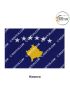 International-National Flag Of Your Country (All - Europe Country Flags ) Indoor- Outdoor : Chughs Navyug -Kosovo