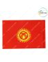 International-National Flag Of Your Country (All - Asia Country Flags ) Indoor- Outdoor : Chughs Navyug -Kyrgyzstan