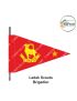 Indian Army Lancer Flag -Vehicle Flag (Army Infantry Regiments) | Indian Military Stiffener Flag with Double Side Logo (9