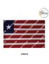 International-National Flag Of Your Country (All - Africa Country Flags ) Indoor- Outdoor : Chughs Navyug -Liberia