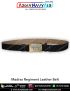 Madras Regiment Leather Belt : ArmyNavyAir.com