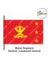 Indian Army Lancer Flag -Vehicle Flag (Army Infantry Regiments) | Indian Military Stiffener Flag with Double Side Logo (9