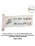 Indian Armed Force -Government  Office Wall Mounting  Double Sided Designation Acrylic Board with Wall Slide Holder (Can Be Inter Change The Boards)-MAIN OFFICE