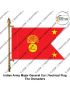 The Grenadiers | Indian Military Car Rank Flag-Flag Major General