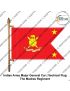Madras Regiments | Indian Military Car Rank Flag-Flag Major General