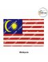 International-National Flag Of Your Country (All - Asia Country Flags ) Indoor- Outdoor : Chughs Navyug -Malaysia