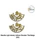 Army-Military Marathali | Maratha Light Infantry Uniform Shoulder Title-Badge (Indian Army Infantry Regiments) (Marathali Shoulder Badge Gilt)