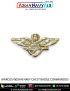 Marcos Indian Navy Metal Chest Badge Commandos Brass  ( Economy ) -  ArmyNavyAir.com