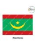 International-National Flag Of Your Country (All - Africa Country Flags ) Indoor- Outdoor : Chughs Navyug -Mauritania