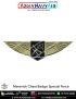 Maverick Chest Badge - Para Special Force Commando - ArmyNavyAir.com-Metal