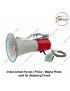 Army | Navy | AirForce | Police | Security | Fire Service |Megaphone- Loud Hailer (PA-Public Addressing System) :  Navyug
