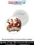 Personalised Merry Christmas Button Badge : ArmyNavyAir.com