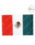 International-National Flag Of Your Country (All - North America Country Flags ) Indoor- Outdoor : Chughs Navyug -Mexico- H 12