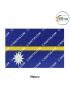 International-National Flag Of Your Country (All - Ocean Country Flags ) Indoor- Outdoor : Chughs Navyug -Nauru- H 12