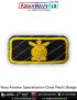 Navy Aviation Specialisation Embroidery Chest Badge : ArmyNavyAir.com