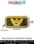 Navy Observer Embroidery Chest Badge : ArmyNavyAir.com