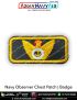 Navy Observer Embroidery Chest Badge : ArmyNavyAir.com