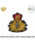 IN| Indian Navy Sikh Officer Turban Zari Badge : ArmyNavyAir.com