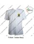 T-Shirt  Indian Navy - Logo-Crest  ( Navy T Shirt With Collar PC White )