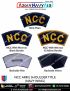 NCC | National Cadet Corps Arm | Shoulder Title (Navy Wing) Premium : ArmyNavyAir.com