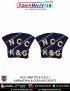 NCC Arm Title-Badge |National Cadet Corps : ArmyNavyAir.com-Navy NCC (K & G DTE) Zari  ( Customised Your DTE)