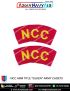 NCC Arm Title-Badge |National Cadet Corps : ArmyNavyAir.com-Army (Silk Thread) 