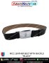 NCC | National Cadet Corps Leather Belt With Buckle (All Wing) : ArmyNavyAir.com-Army (Black) 