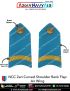 NCC | National Cadet Corps Shoulder Ranks Flap |Epaulette (All Wings) : ArmyNavyAir.com-Air CUO Curved (Zari On Blue)
