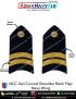 NCC | National Cadet Corps Shoulder Ranks Flap |Epaulette (All Wings) : ArmyNavyAir.com-Navy SCUO Curved (Zari On Black)