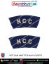 NCC Arm Title-Badge |National Cadet Corps : ArmyNavyAir.com-Navy (Golden Zari) 