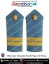 NCC Zari Shoulder Rank Flap | Air Wing Epaulette:ArmyNavyAir-Air SCUO (Merrow Border) Slip on Slider Flap