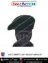 NCC | National Cadet Corps Beret Cap Rifle Green-OG : ArmyNavyAir.com-Beret Dark-Rifle Green