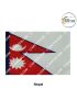 International-National Flag Of Your Country (All - Asia Country Flags ) Indoor- Outdoor : Chughs Navyug -Nepal