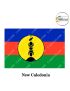 International-National Flag Of Your Country (All - Ocean Country Flags ) Indoor- Outdoor : Chughs Navyug -New Caledonia- H 12