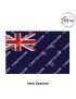 International-National Flag Of Your Country (All - Ocean Country Flags ) Indoor- Outdoor : Chughs Navyug -New Zealand- H 12