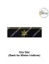  Indian Coast Guard Rank & Branch Badges (Sailors) For Winter Uniform-I GC Star |1 Good Conduct Star ( New Technology ) 1.9cm H X 6.5cm W