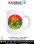 Personalised Coffee Mugs With Pioneer Corps Logo