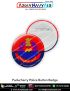 Personalised Puducherry Police Button Badge : ArmyNavyAir.com