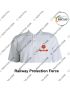 CAPF T Shirt |Central Armed Police Force T Shirt White  PC With Collar -RPF|Railway Protection Force-Medium